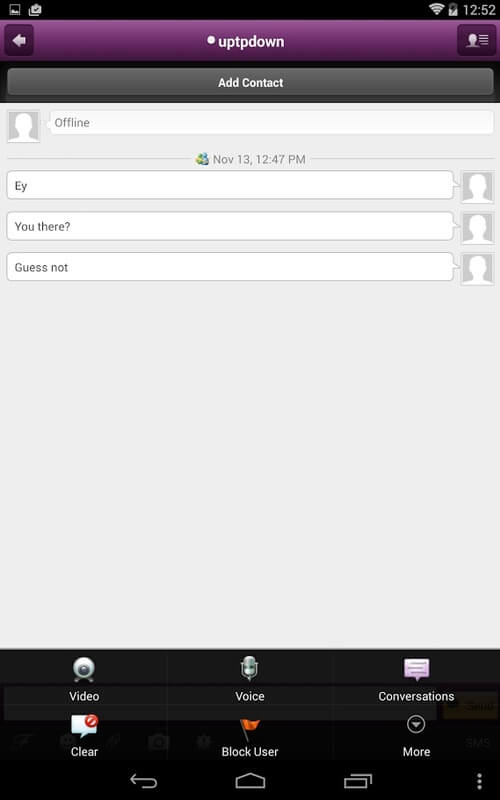 Yahoo Messenger screenshot