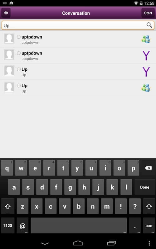 Yahoo Messenger screenshot