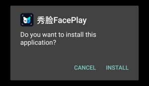 install FacePlay on your Android