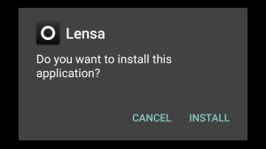 install Lensa on your Android