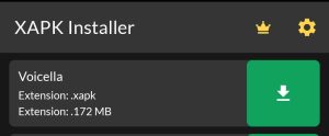 find and install the APK