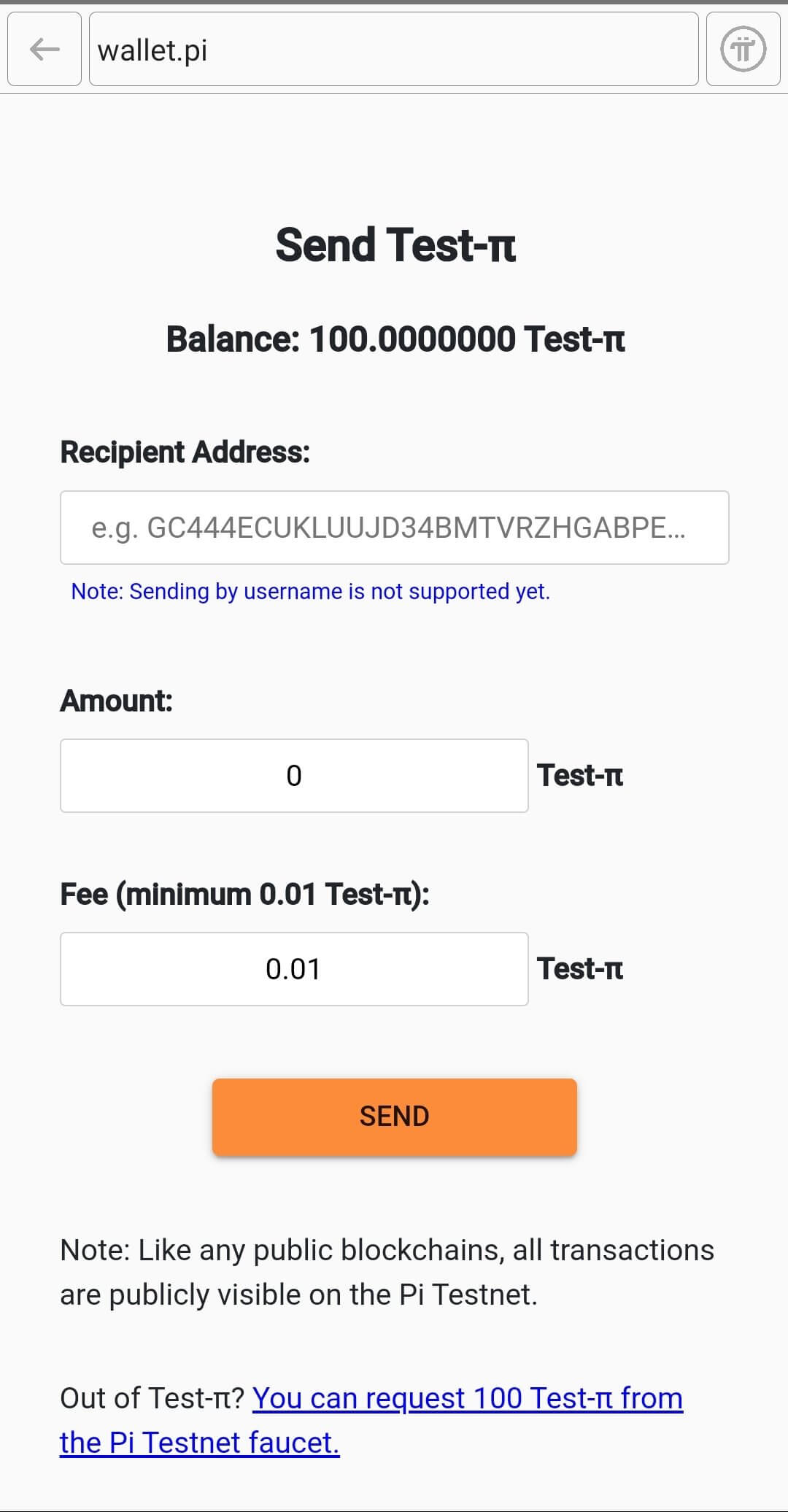 Pi Browser screenshot