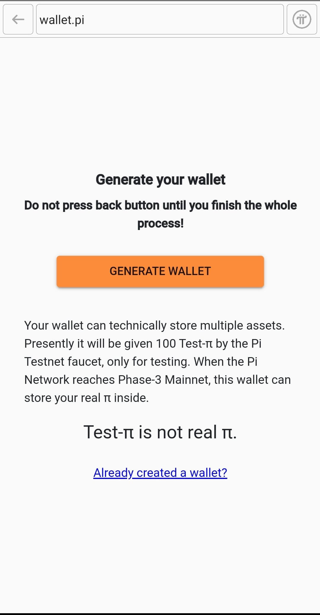 Pi Browser screenshot