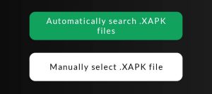 automatically search for Peridot xapk file