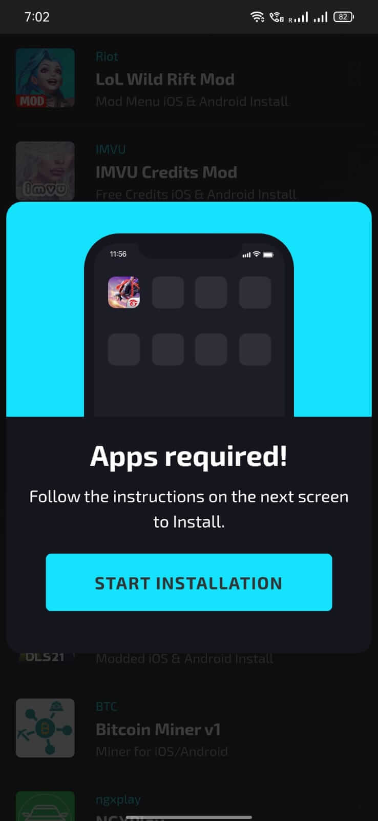 Applob screenshot