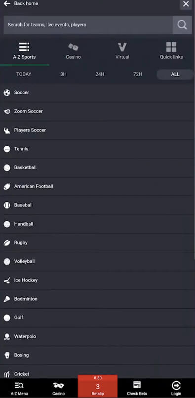 Bet9ja screenshot