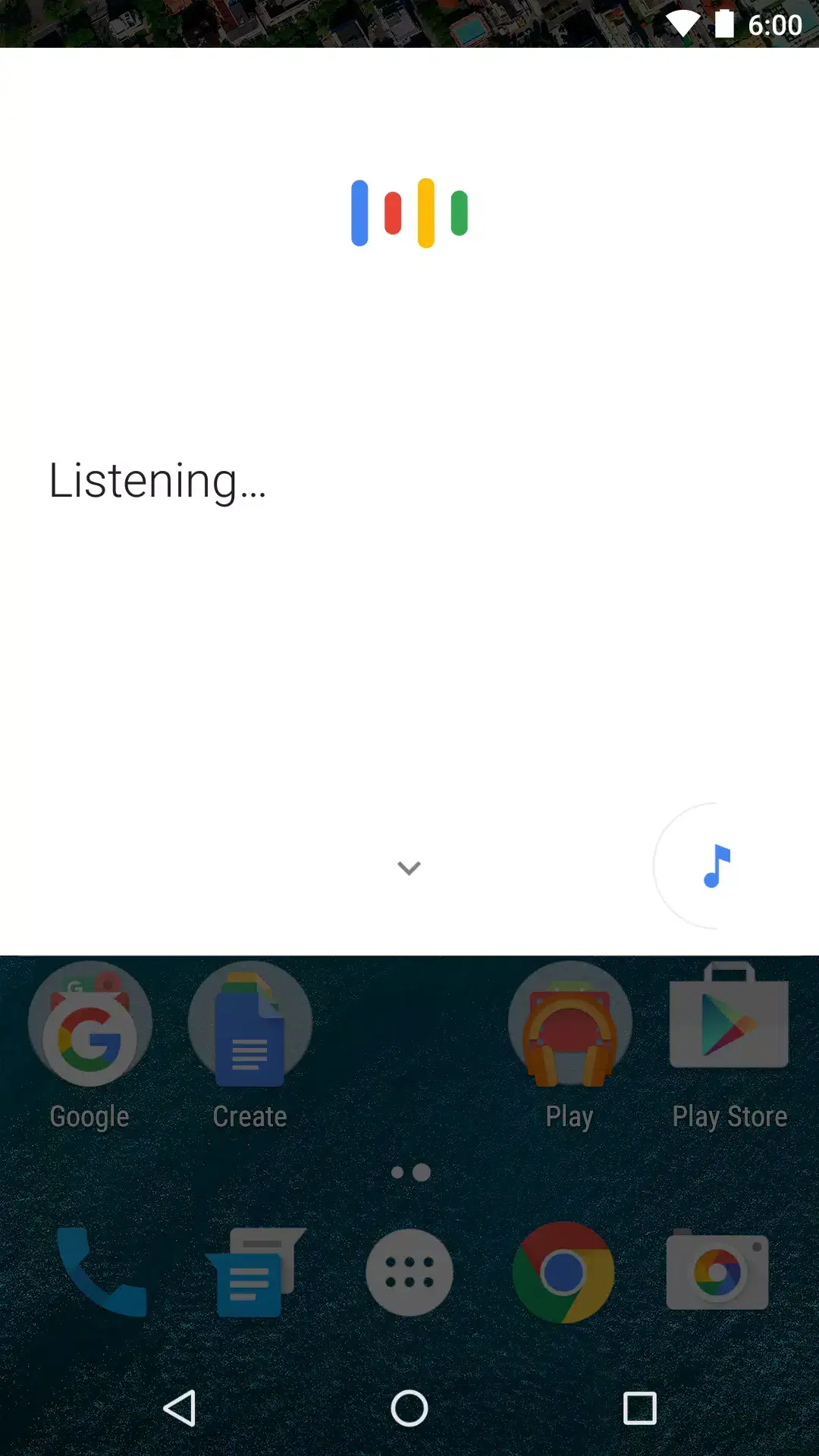Google Now Launcher screenshot