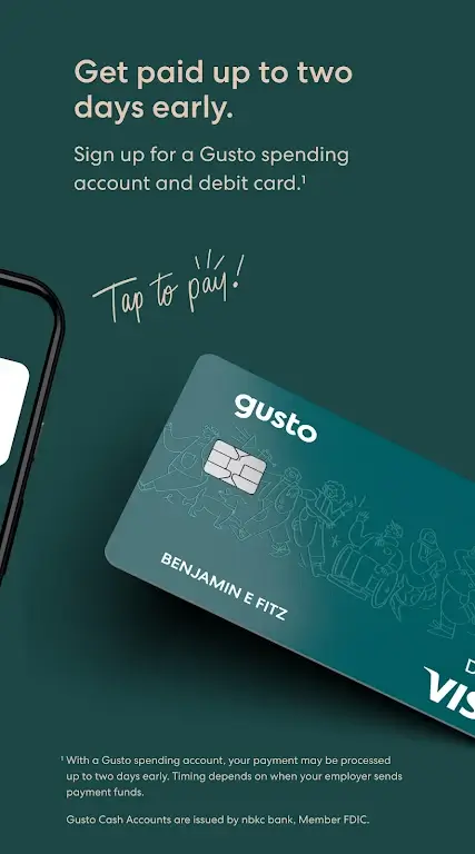 Gusto Wallet screenshot