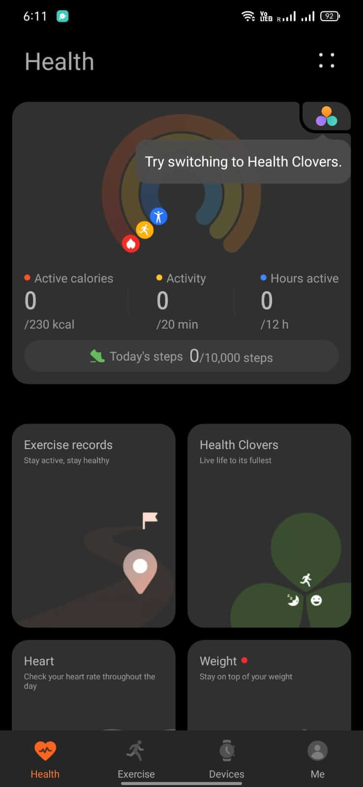 Huawei Health screenshot