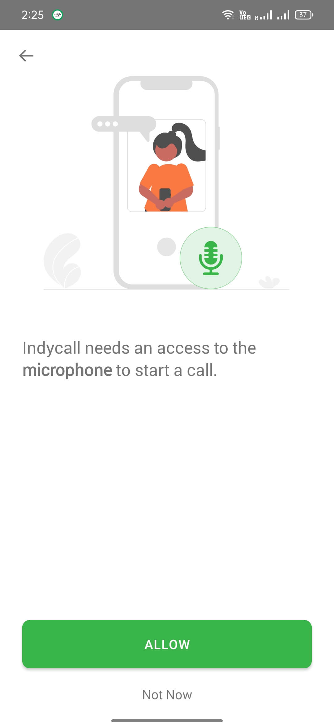 Indycall screenshot