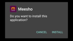 install Meesho App on your Android