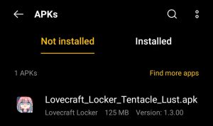 locate Lovecraft Locker for installation