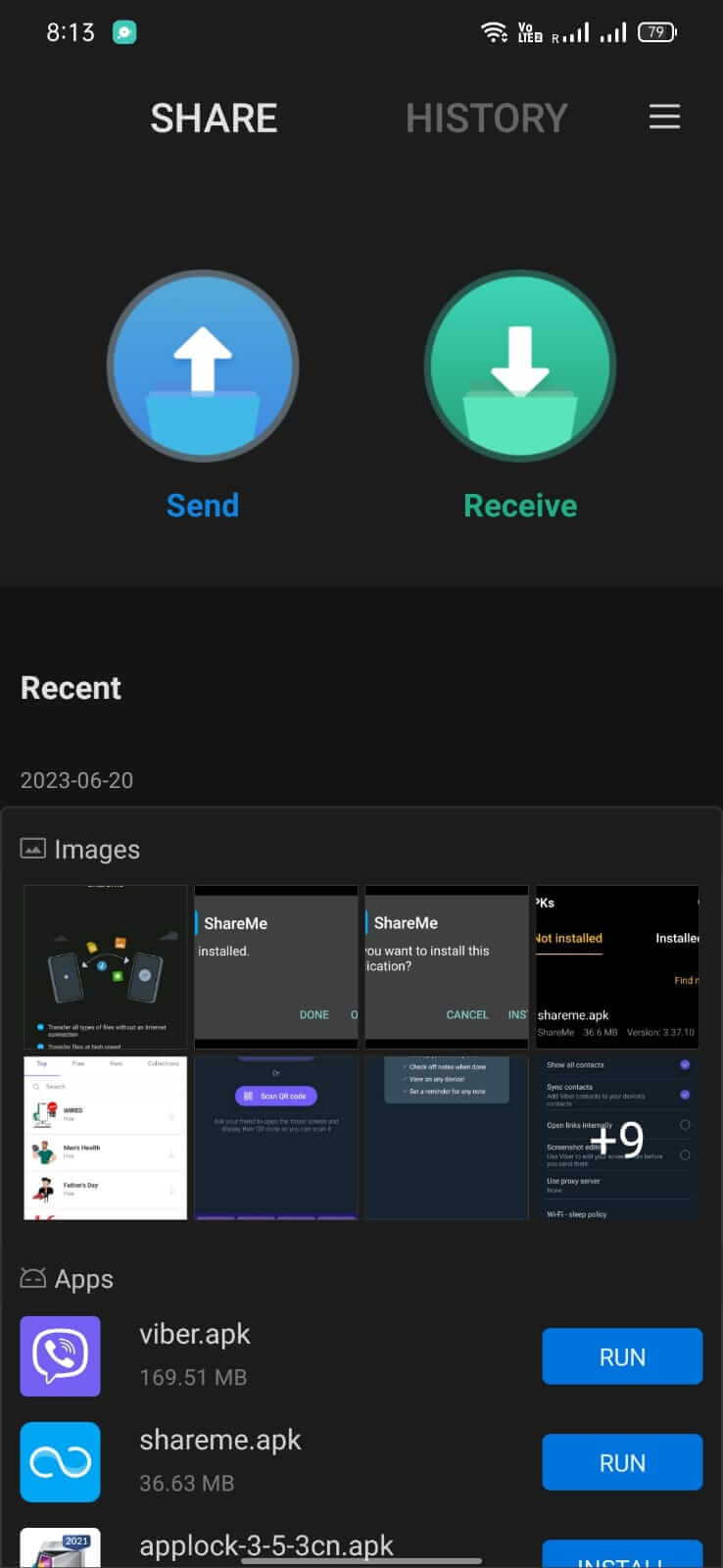 ShareMe screenshot