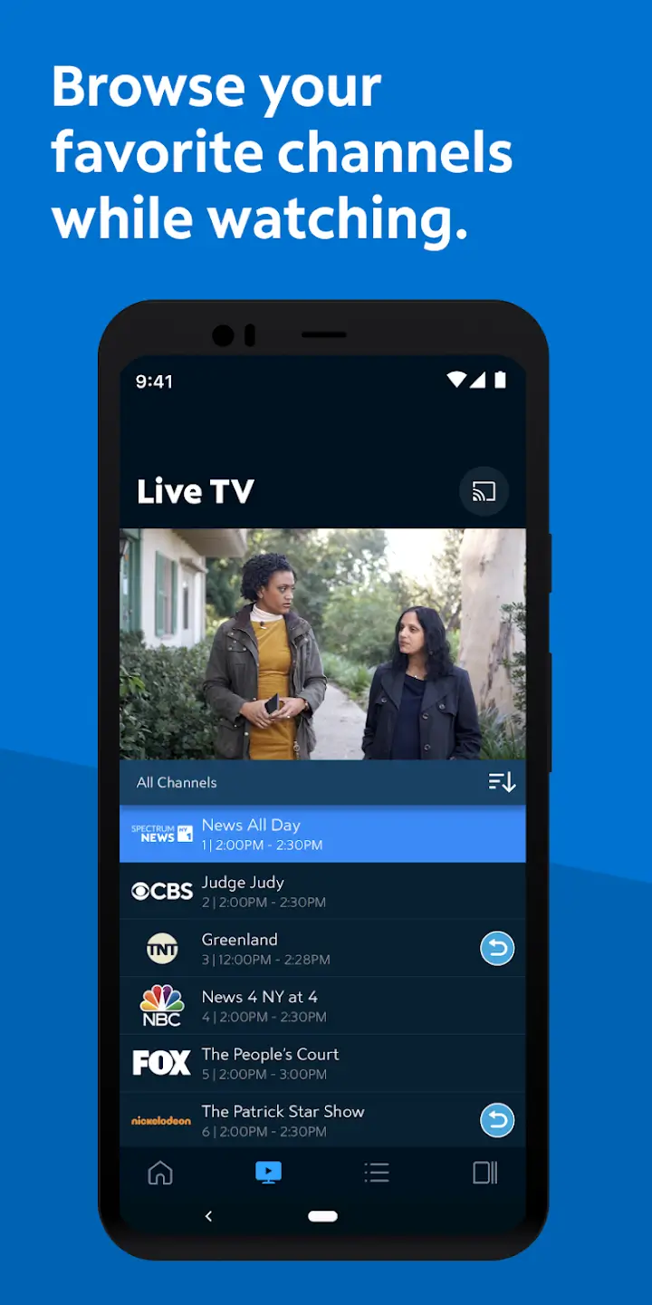 Spectrum TV screenshot