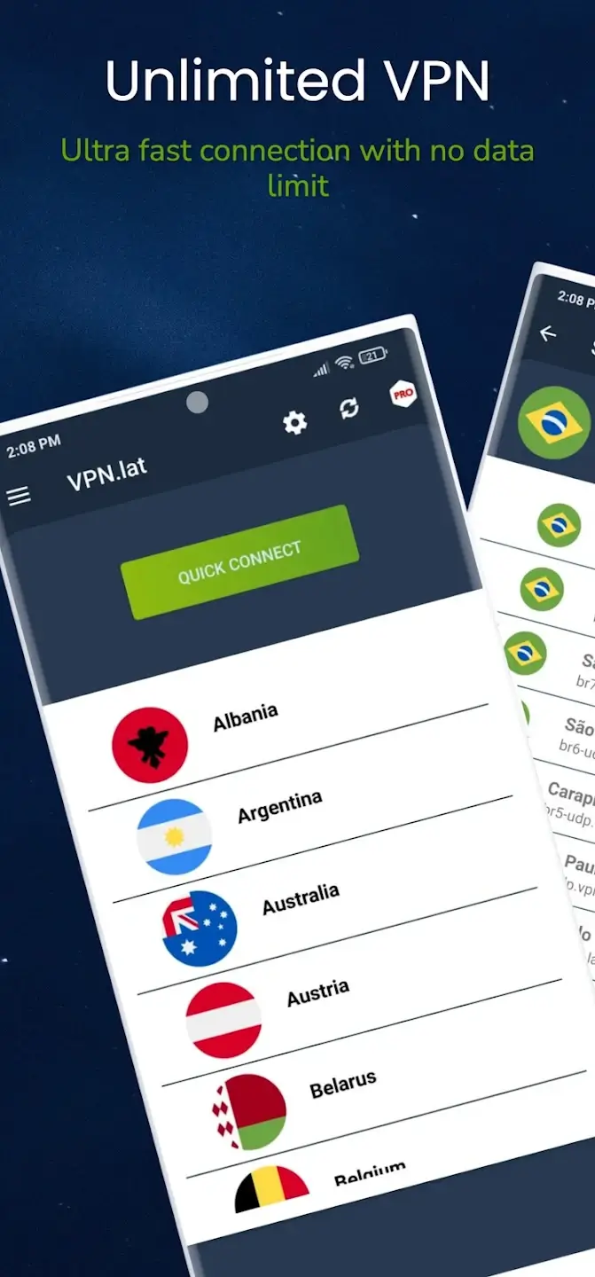 VPN.Lat screenshot