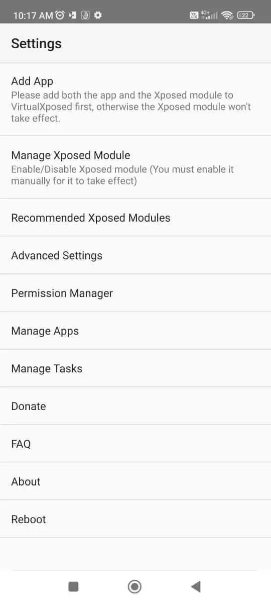 VirtualXposed screenshot