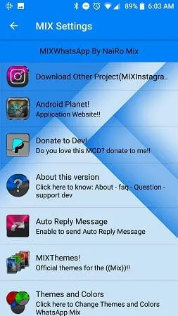 WhatsApp Mix screenshot