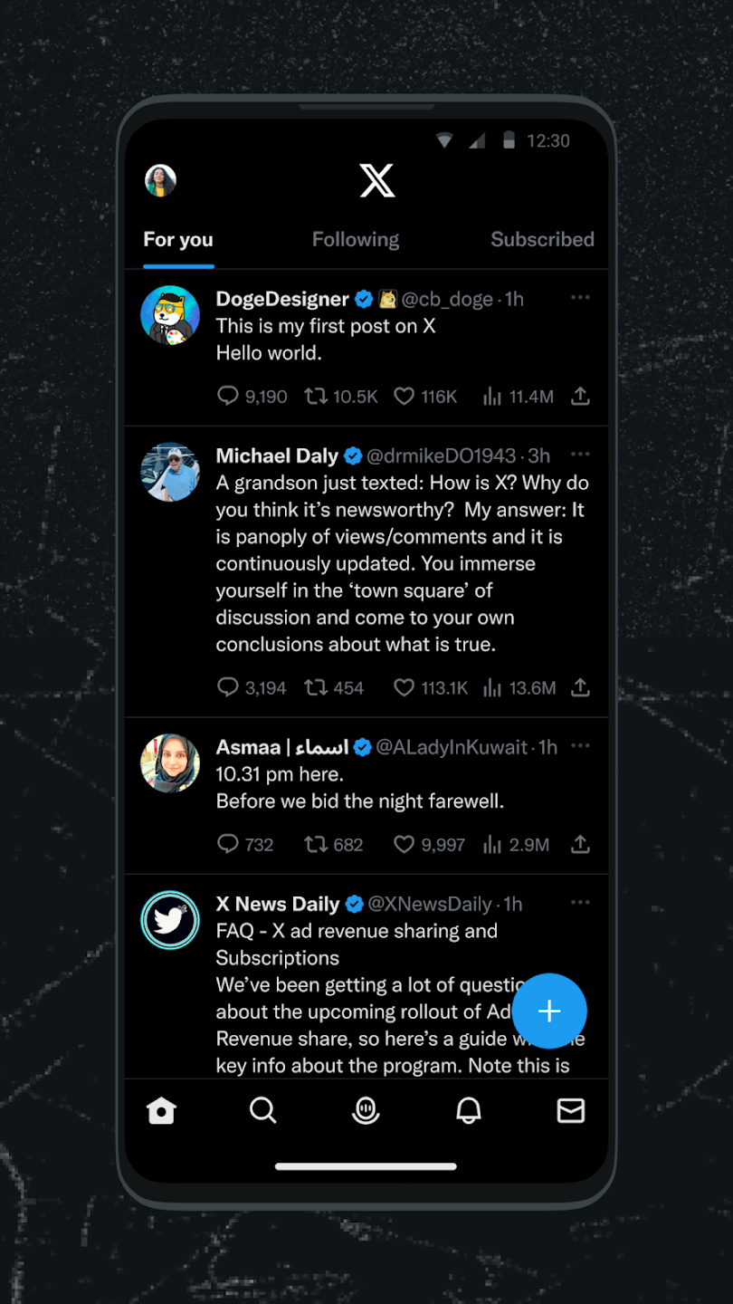 X / Twitter screenshot