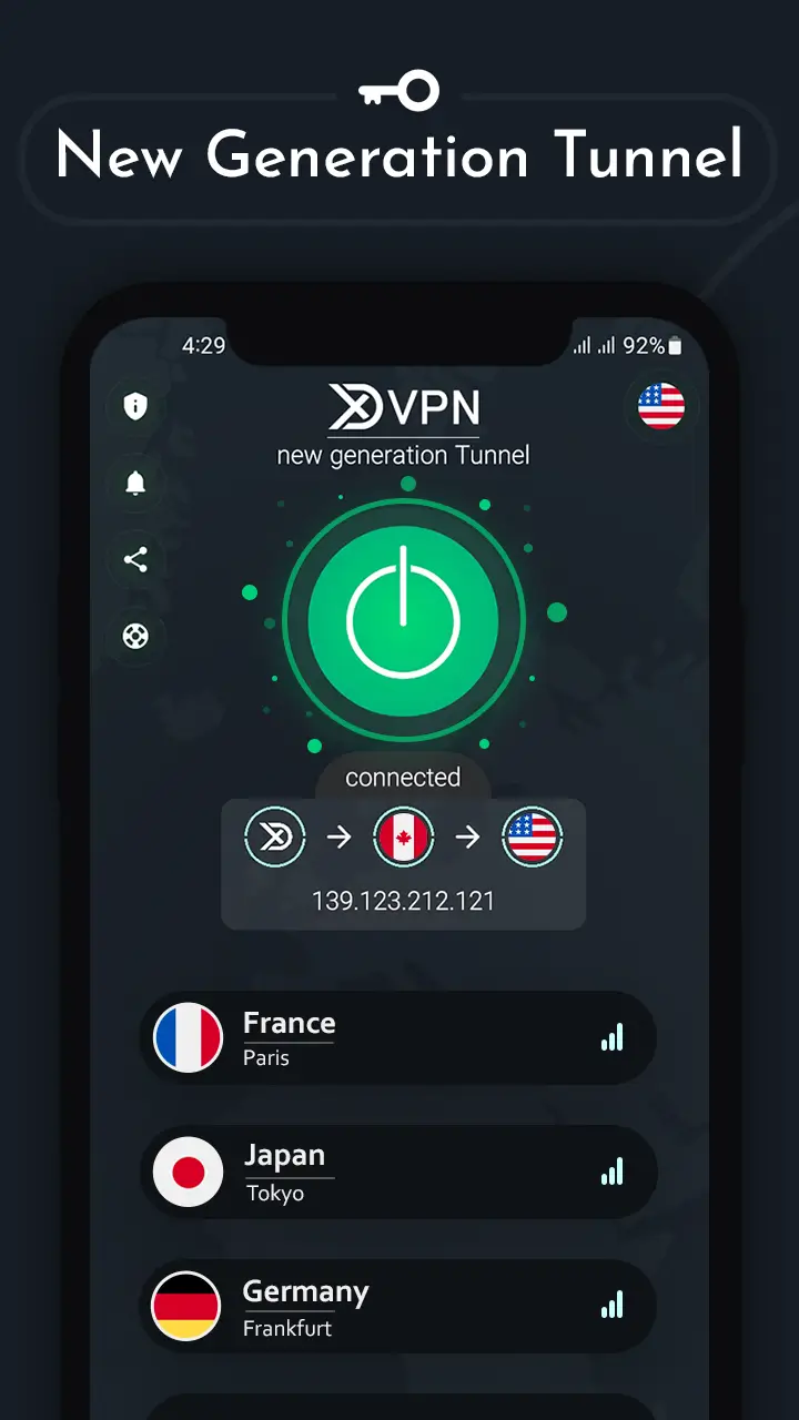 Xd VPN screenshot