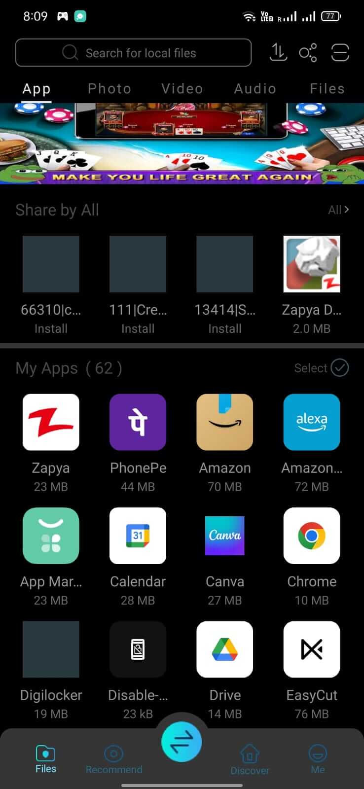 Zapya screenshot