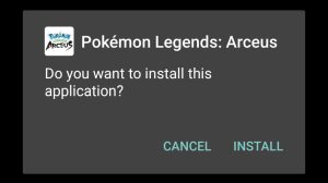 install Pokémon Legends Arceus on your Android