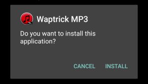 install Waptrick MP3 Music on Android