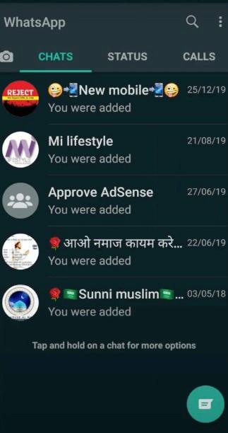 WhatsApp Dark screenshot