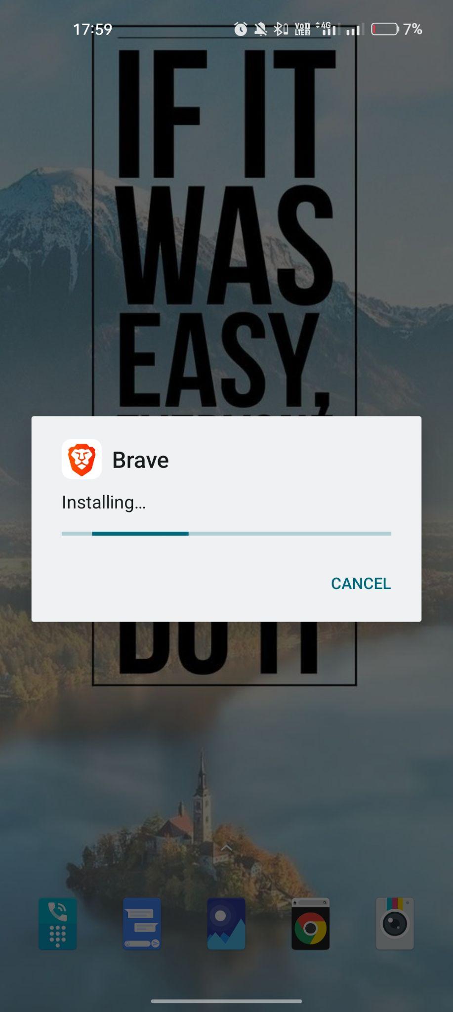 Grindr apk installing