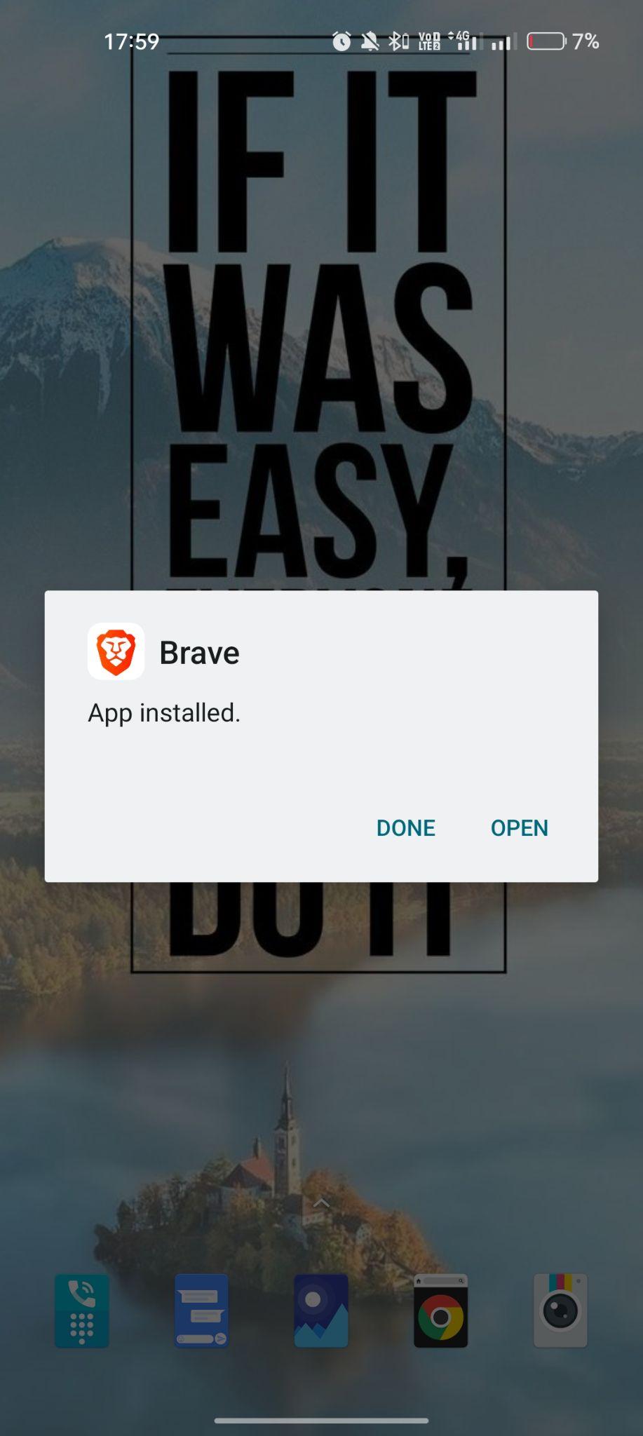 Grindr apk installed