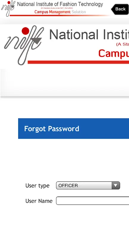 CMS NIFT screenshot