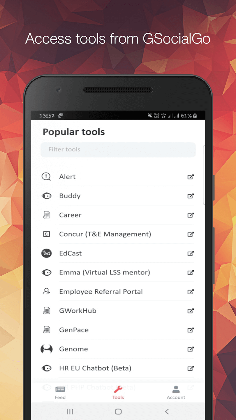 GSocialGo screenshot
