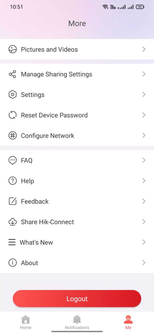 Hik-Connect screenshot