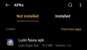 locate Ludo Nasa for installation
