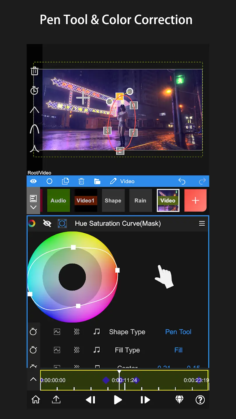 Node Video Editor screenshot