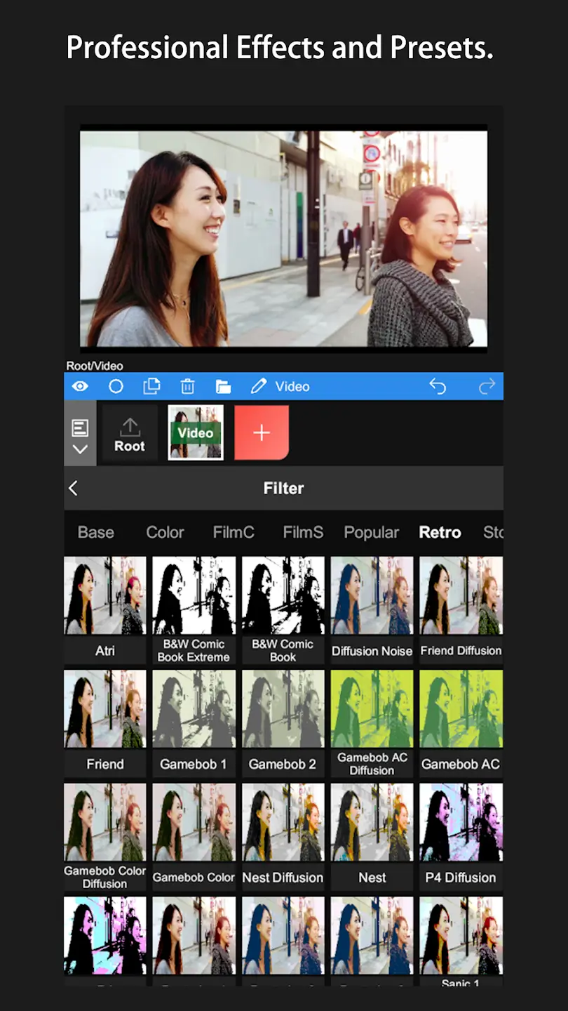 Node Video Editor screenshot