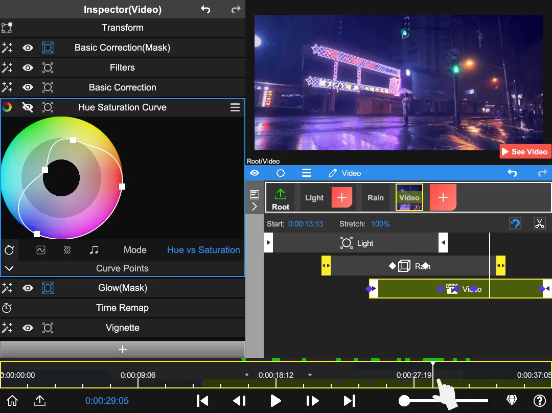 Node Video Editor screenshot