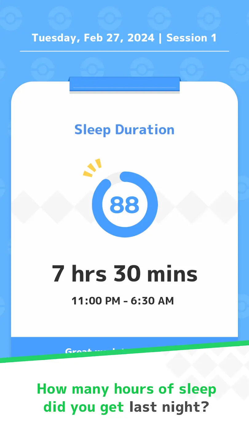 Pokemon Sleep screenshot