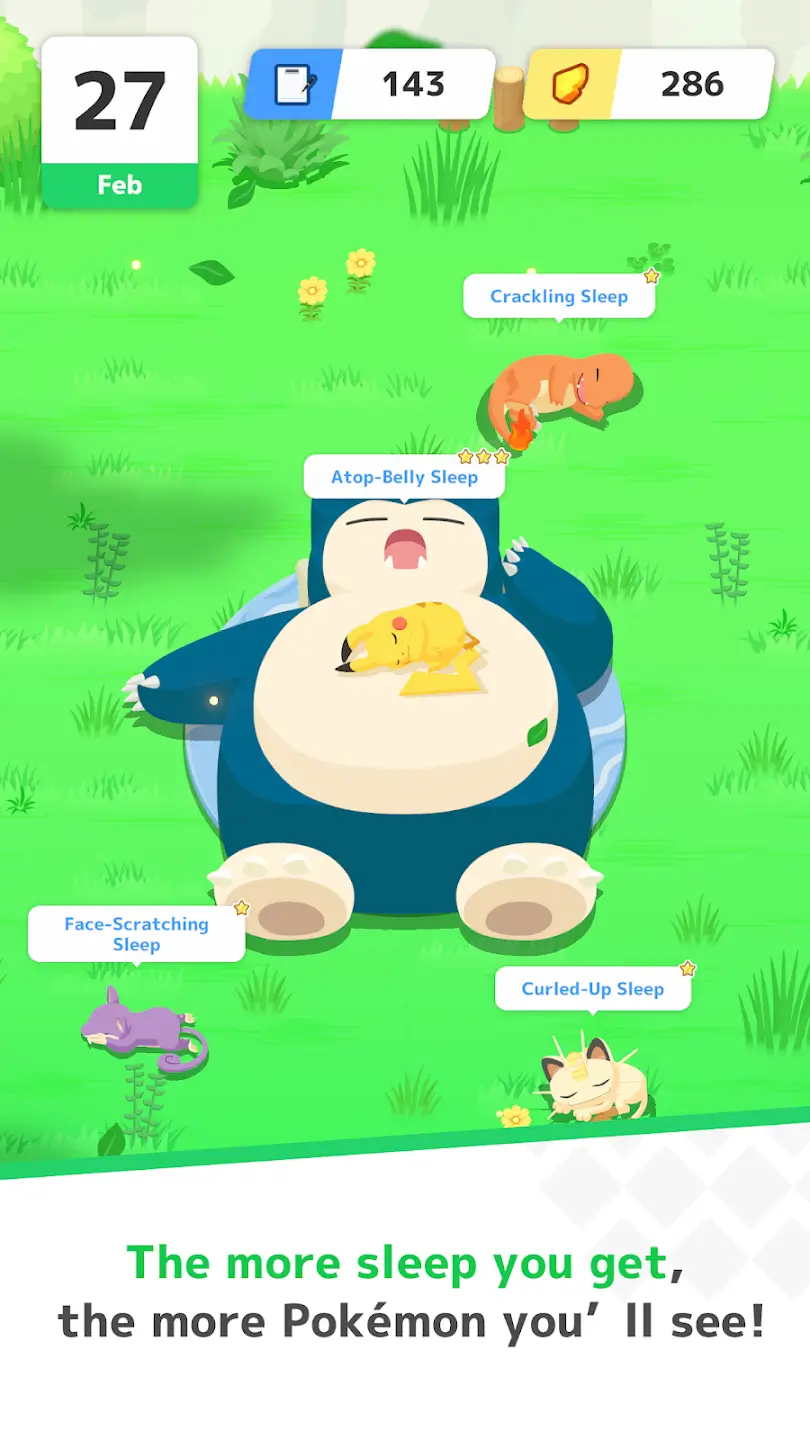 Pokemon Sleep screenshot