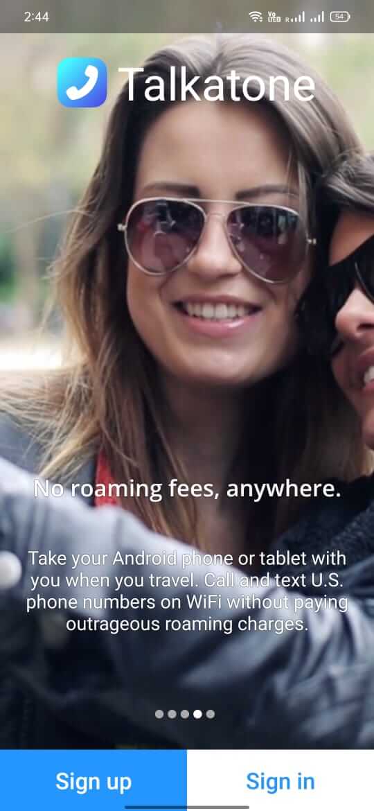 Talkatone screenshot