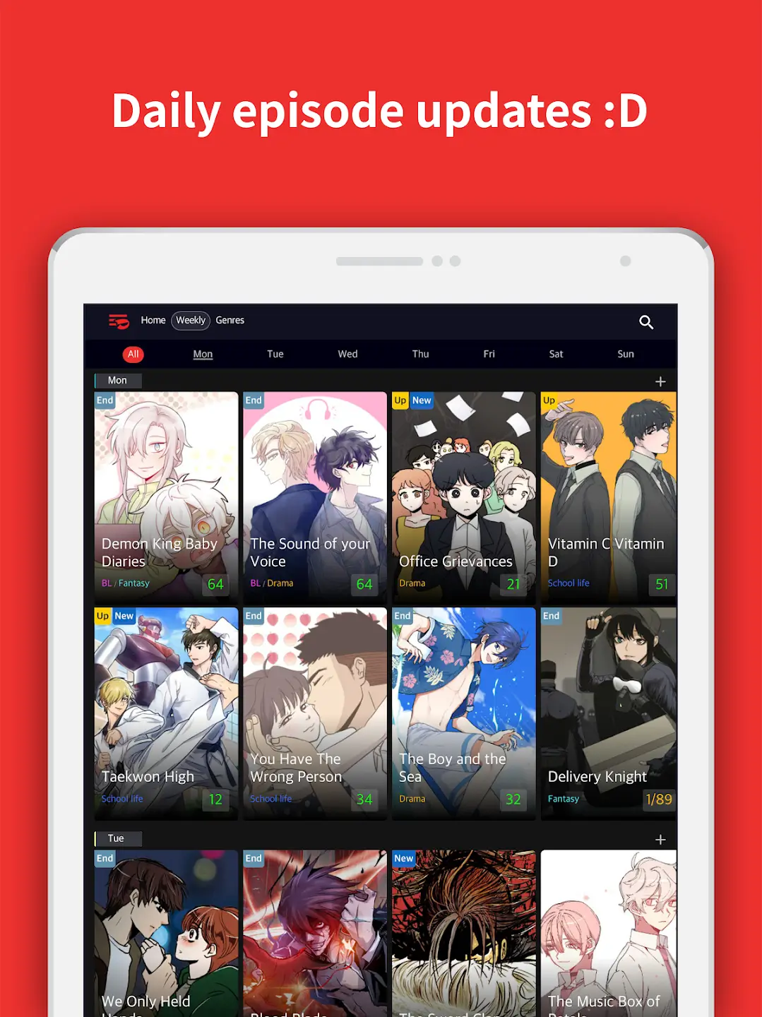 Toomics screenshot