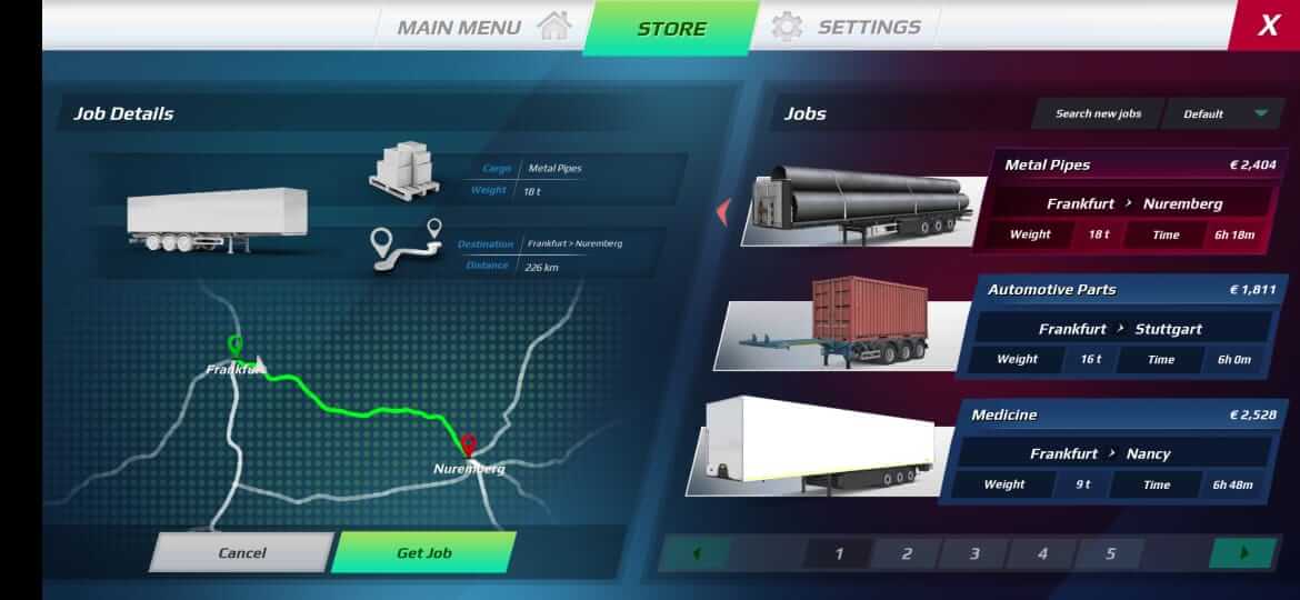 Truckers Of Europe 3 screenshot