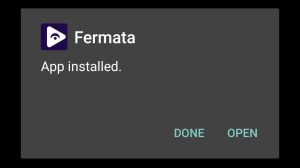 Fermata Auto successfully installed