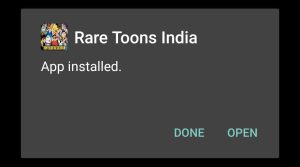 rare toons successfully installed