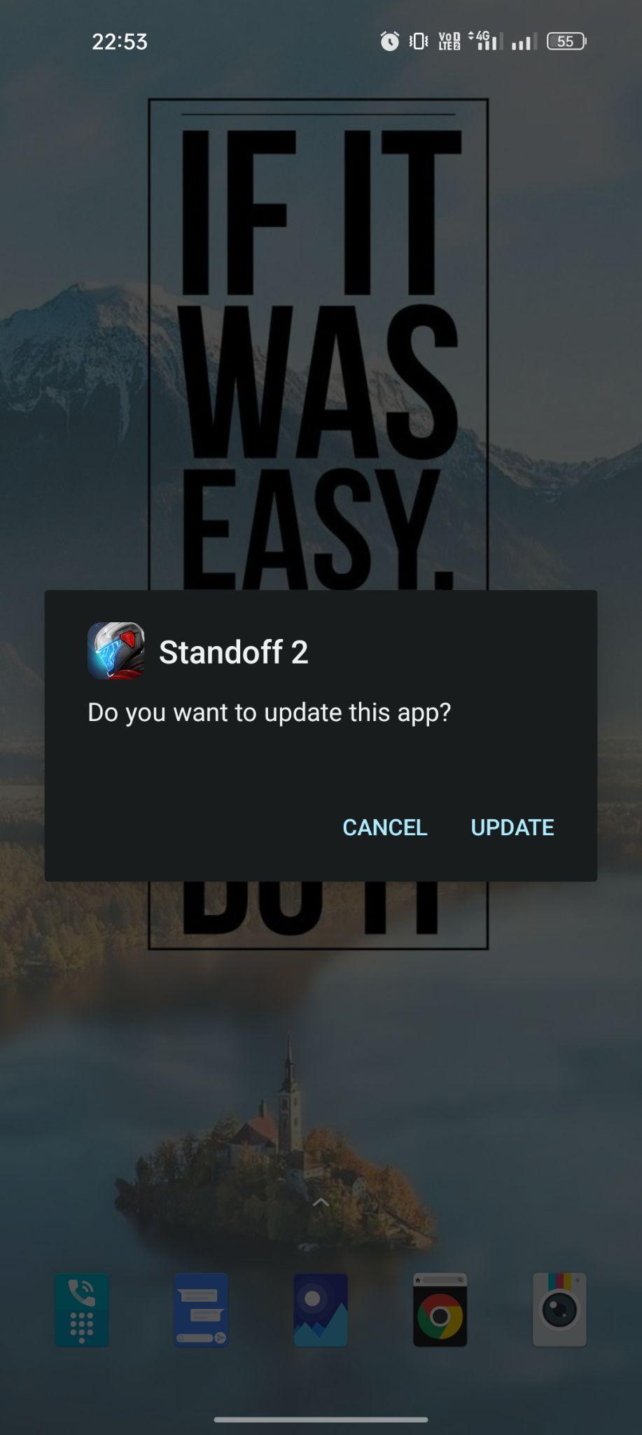 click on install