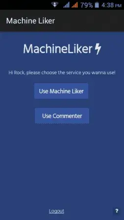 Machine Liker screenshot