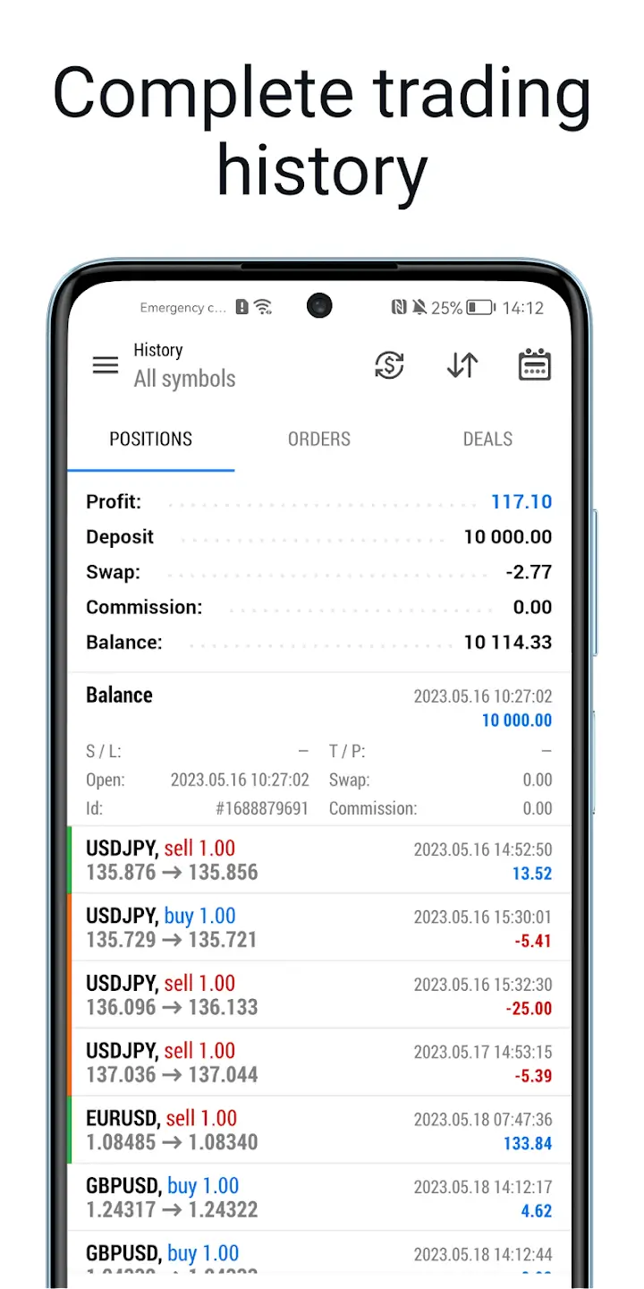 MetaTrader 5 screenshot