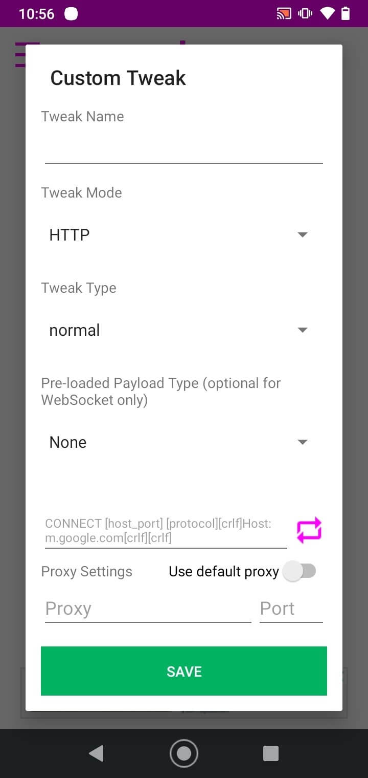 APNA Tunnel screenshot