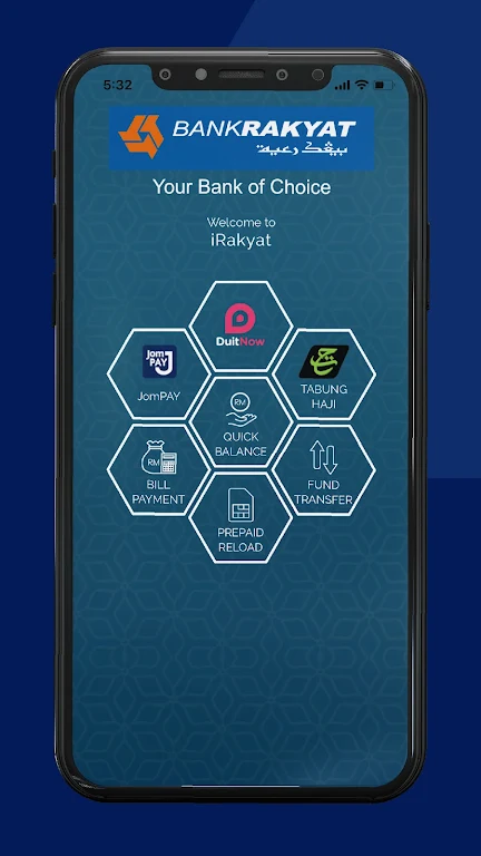 iRakyat Mobile Banking screenshot