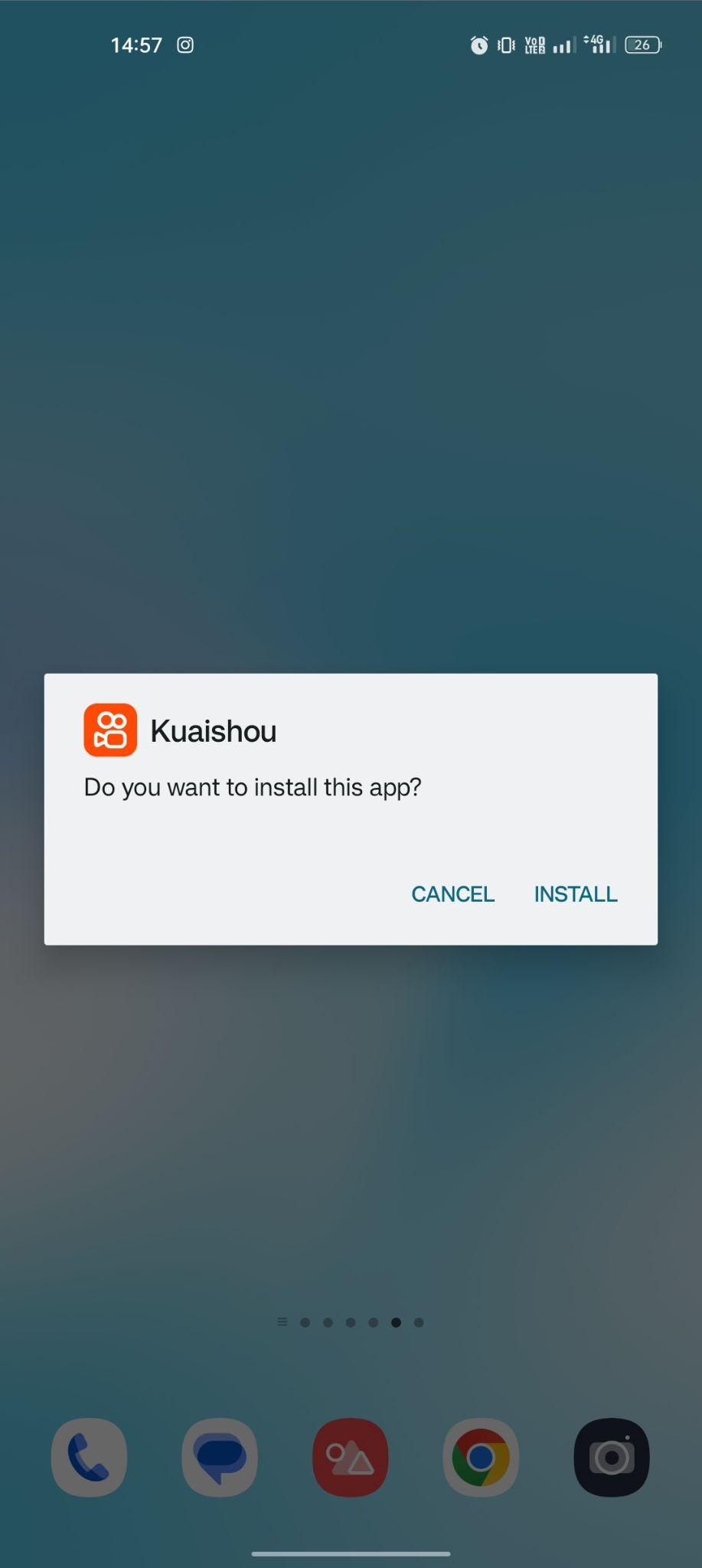 click on install