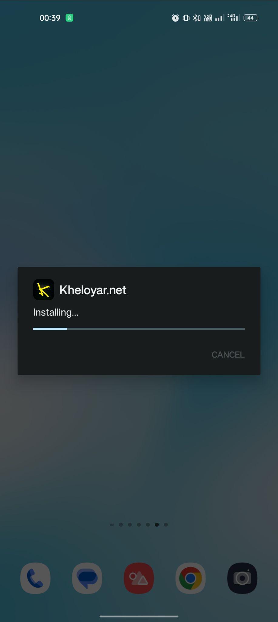 Kheloyar.Net apk installing